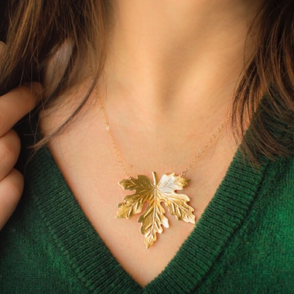 Maple Leaf Necklace